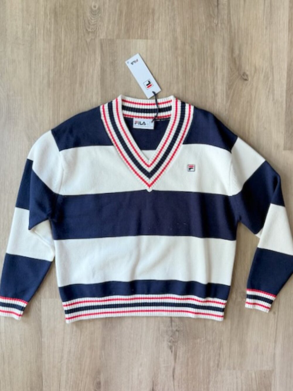 FILA Varsity Sweater & Pants Set NWT Sz S/M - Picture 2 of 9
